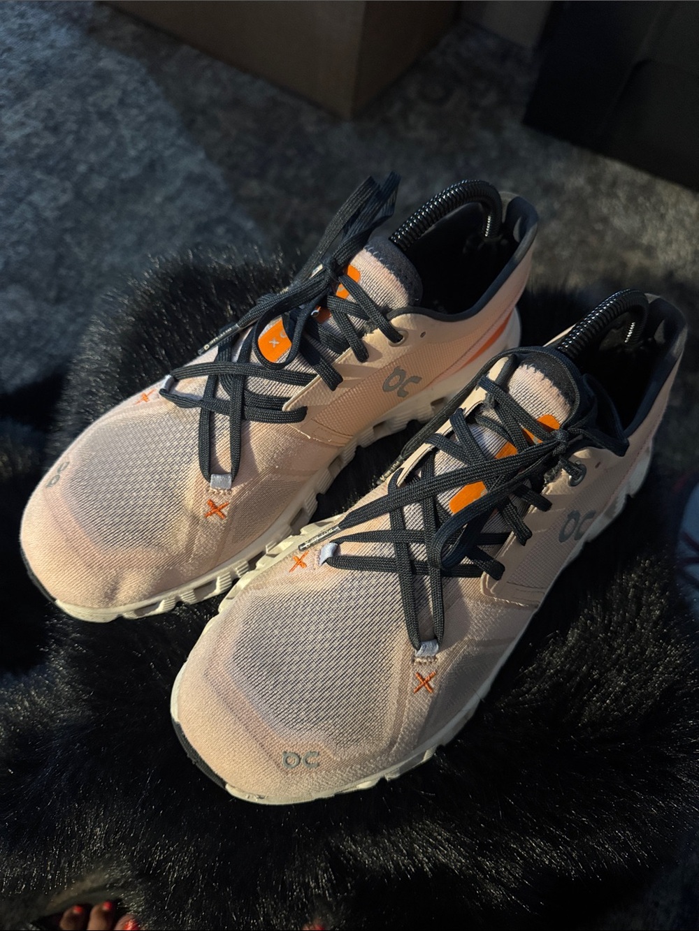 On Running Cloud x3 rose sand women’s running shoes